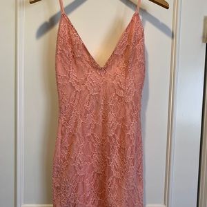 Pink party dress